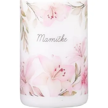 Svíčka SK.Válec 50x90 mm Mamičke - lilie květ, svíčka 110 gram 110 gram
