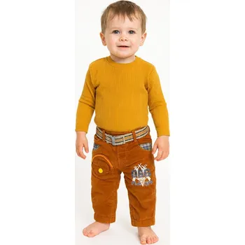 Dámské kalhoty Manšestrové kalhoty - hnědé VELIKOST (0 měsíců - 15 let): 17