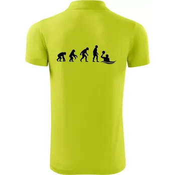 Pánská košile Evoluce Vodní pólo - Polokošile Victory sportovní (dresovina) - 3XL ( Limetková )