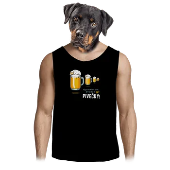 Pánské tílko Bastard Pivečka pánské tílko Black