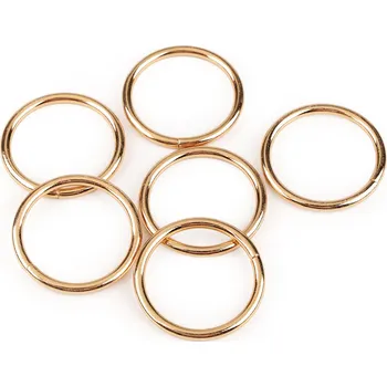 Kroužek Ø35 mm Varianta: 6 růžové zlato, Balení: 50 ks