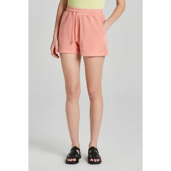 Dámské kraťasy TEPLÁKOVÉ ŠORTKY GANT REL SUNFADED SHORTS PEACHY PINK