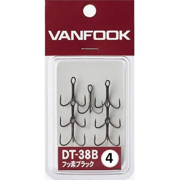 Rybářský háček Vanfook Trojháčky DT-38B Počet kusů: 6ks, Velikost háčku: #4