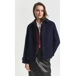 KABÁT GANT SHORT WOOL BLEND CAR COAT EVENING BLUE