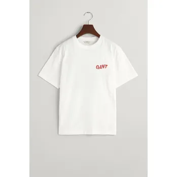 TRIČKO GANT SURF ACADEMY RELAXED T-SHIRT WHITE