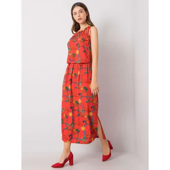 Dámské šaty Dress-CHA-SK-0621.28P-red RUE PARIS červená 3291688