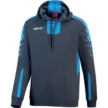 Saller CORE 2.0 Mikina s kapucí BARVA: 567 antracit-světle modrá, Velikost: XXS Funkční mikina s kapucí pro sport i volný čas