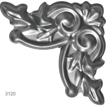 Zábradlí Ornament plechový H 146 x L 146 mm, hr. 1,5 mm