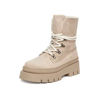 Dámská zimní obuv DeeZee Kotníková obuv 60063-5 Béžová 39