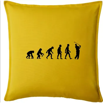 Polštář Evoluce Golf - Polštář 50x50 - 50x50 - Pouze potah ( Žlutá )