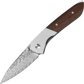 kapesní nůž Kizer Spitfire Damascus Hliník & Mkuruti Dřevo V3690A3