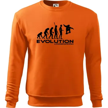 Pánská mikina Evoluce longboard jump - Mikina Essential pánská - 2XL ( Oranžová )
