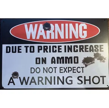 Obraz Plechová cedule Warning