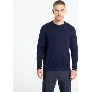 Pánské oblečení Svetr Tommy Hilfiger Pima Org Cotton Cashmere Crew Neck Navy L