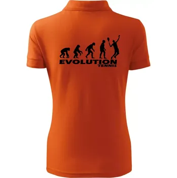Evoluce tenis kluk - Polokošile dámská Pique Polo - M ( Oranžová )