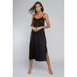 Dámská noční košile dlouhá Dotyk Černá - Italian Fashion černá L