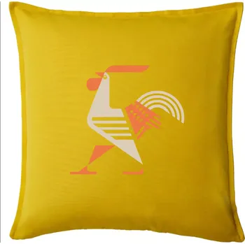 Polštář Kohout kubistický - Polštář 50x50 - 50x50 - Pouze potah ( Žlutá )
