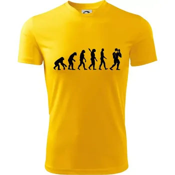 Chlapecké tričko Evoluce box - Dětské triko sportovní (dresovina) - 146 cm/10 let ( Žlutá )