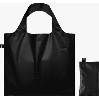 Nákupní taška Skládací nákupní taška LOQI METALLIC Black Matt