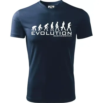 Evoluce Businessman - Dětské triko sportovní (dresovina) - 146 cm/10 let ( Námořní modrá (velmi tmavá - téměř černá) )