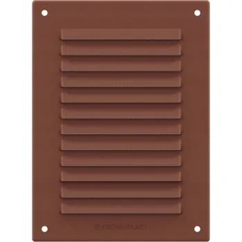 Větrací mřížka Ventilační mřížka Ventilační Krono-Plast hnědá