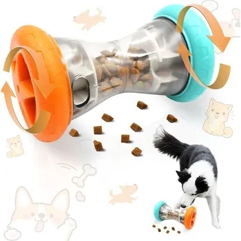 Hračka pro psa Interaktivní hračka pro psy Shinybox – tichý dávkovač pamlsků, nezničitelná hračka pro mentální