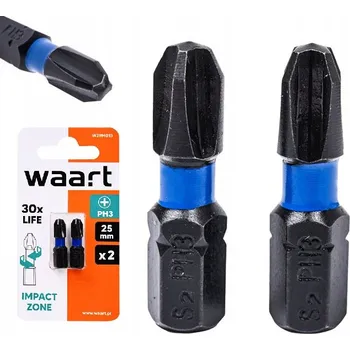 Bit Nárazové bity křížové PH3x25mm - 2ks