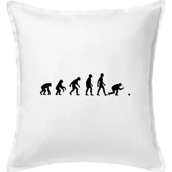 Polštář Evoluce petanque - Polštář 50x50 - 50x50 - Pouze potah ( Bílá )