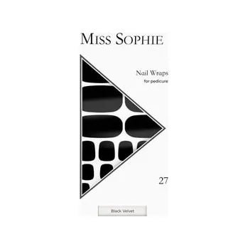 Make-up Miss Sophie Black Velvet Pedicure Fólie na nehty