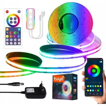 LED páska LED pásek 5m ledrgb vícebarevný 36W IP20 s aplikací a dálkovým ovládáním