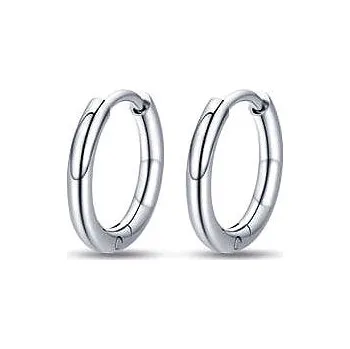 Náušnice LUCA BARRA Ocelové kruhové náušnice 14 mm