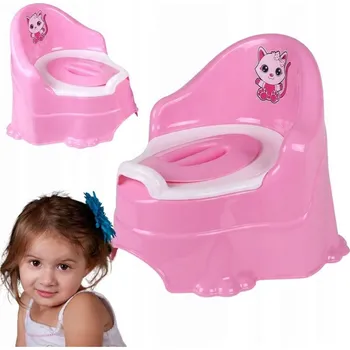 Nočník NOČNÍK ŽIDLIČKA S VYJÍMATELNOU VLOŽKOU, EDUKATIVNÍ NOČNÍK PRO MIMINKA