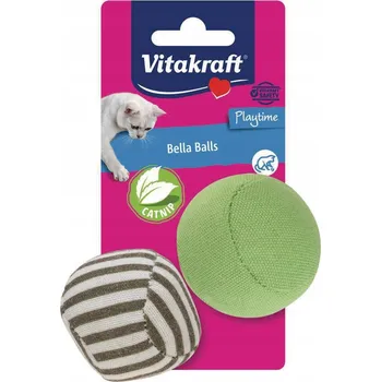 Hračka pro kočku Vitakraft míčky s šantou kočičí