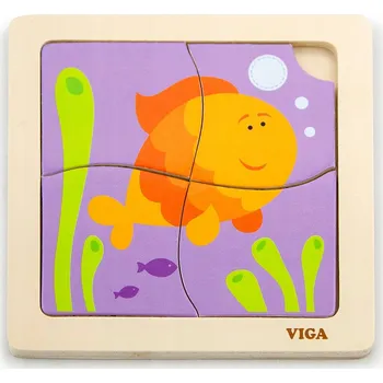 Puzzle Viga 50144 Puzzle na podložce - ryba