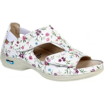 Dámské sandále Pracovní sandály Nursing Care PRAGA - květy velikost Nursing Unisex: 40