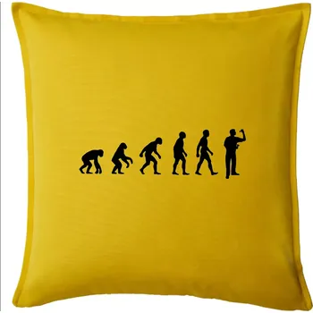 Polštář Evoluce šipky - Polštář 50x50 - 50x50 - Pouze potah ( Žlutá )