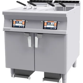 fritéza Fritéza elektrická F2/18-98ETD 18+18 l automatická, displej RM GASTRO