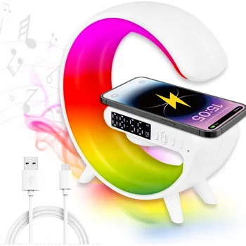 Bluetooth reproduktor NOČNÍ LAMPA PRO DÍTĚ BLUETOOTH REPRODUKTOR BUDÍK RÁDIO NABÍJEČKA