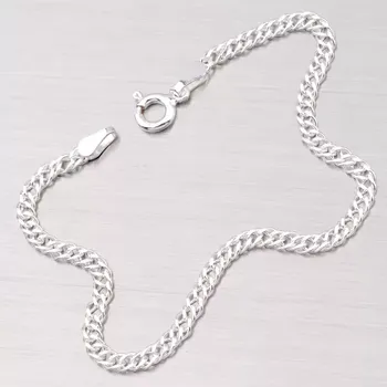 Náramek Náramek stříbro 925 Rombo RMB-050-RH délka 18 cm