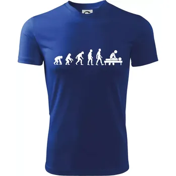 Evoluce masáž - Dětské triko sportovní (dresovina) - 158 cm/12 let ( Královská modrá )