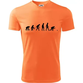 Evoluce petanque - Dětské triko sportovní (dresovina) - 146 cm/10 let ( Neon mandarine )