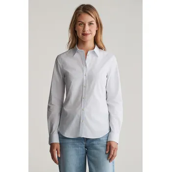 Dámská košile KOŠILE GANT SLIM STRIPED POPLIN SHIRT LIGHT BLUE