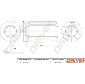 Olejový filtr Olejový filtr Dr!ve+ DP1110.11.0176