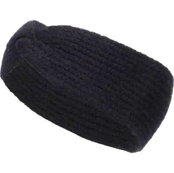 Zimní čelenka Dámská pletená čelenka Willard ERLA UNI Černá