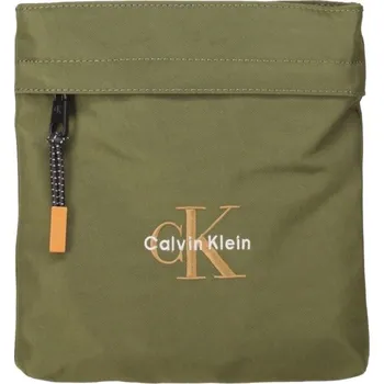 Kabelka Stylová taška Calvin Klein BOLD FLATPACK UNI Khaki, Černá, Oranžová