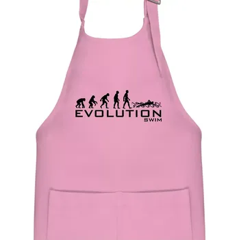 Kuchyňská zástěra Evoluce Swim - Dětská zástěra na vaření - Univerzální velikost ( Růžová )