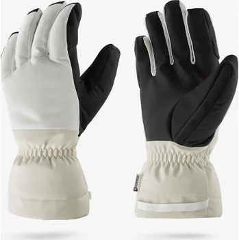 Rukavice WEDZE Lyžařské rukavice hřejivé GL500 pro dospělé XL BÉŽOVÁ|BÍLÁ