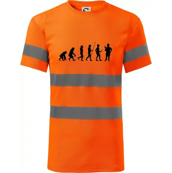 Pánské oblečení Evoluce instalatér - Triko reflexní - HV PROTECT - 2XL ( Neonově oranžová )