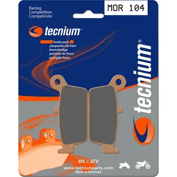 Nářadí na motocykly TECNIUM Racing MX/ATV Brzdové destičky ze slinutého kovu - MOR104 MOR104