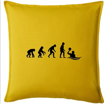 Polštář Evoluce Vodní pólo - Polštář 50x50 - 50x50 - Pouze potah ( Žlutá )